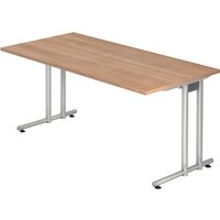 Hammerbacher Schreibtisch N-Serie (Dekor: Nussbaum|Tischplatte: 160 x 80) von Hammerbacher