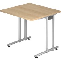 Hammerbacher Schreibtisch N-Serie (Tischplatte: 80 x 80|Dekor: Eiche) von Hammerbacher