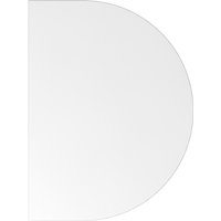 Hammerbacher Tischsystem K-Serie (Dekor: Weiß|Tischplatte: 60 x 80 Halbkreis) von Hammerbacher