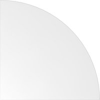 Hammerbacher Tischsystem K-Serie (Tischplatte: 80 x 80 Viertelkreis|Dekor: Weiß) von Hammerbacher