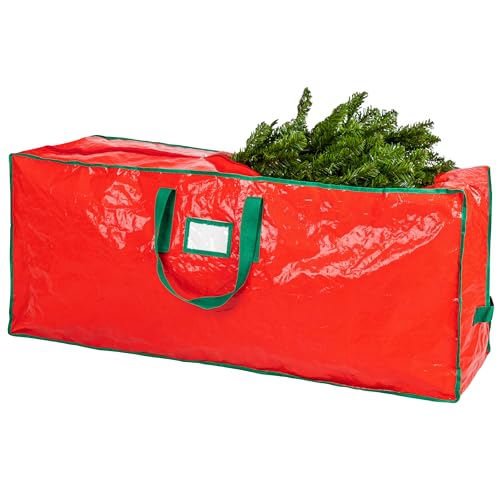 Weihnachtsbaum Aufbewahrungstasche - 65"x 15" x 30"- Premium XL Reißverschlusstasche mit 2 verstärkten Griffen speichert einen 9-Fuß zerlegten, künstlichen Weihnachtsbaum. Schützt vor Staub, Insekte von Handy Laundry