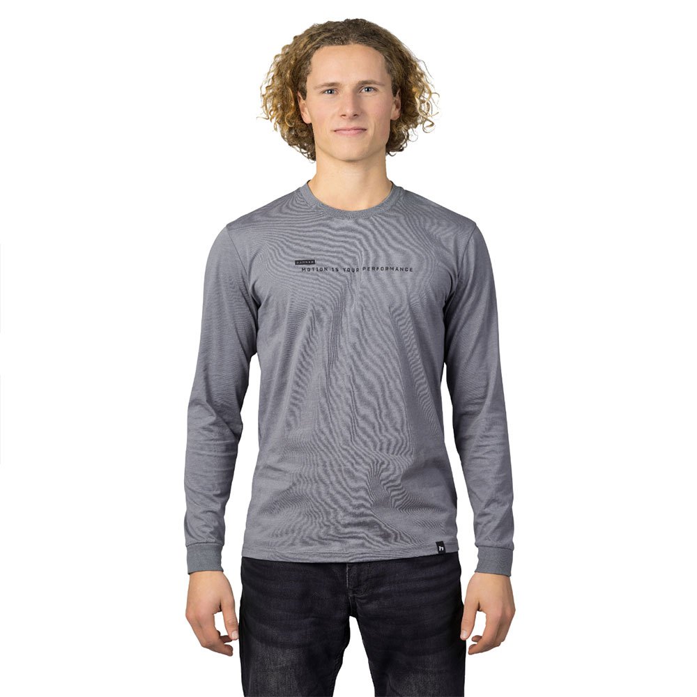 Hannah Kirk Long Sleeve T-shirt Grau 2XL Mann von Hannah