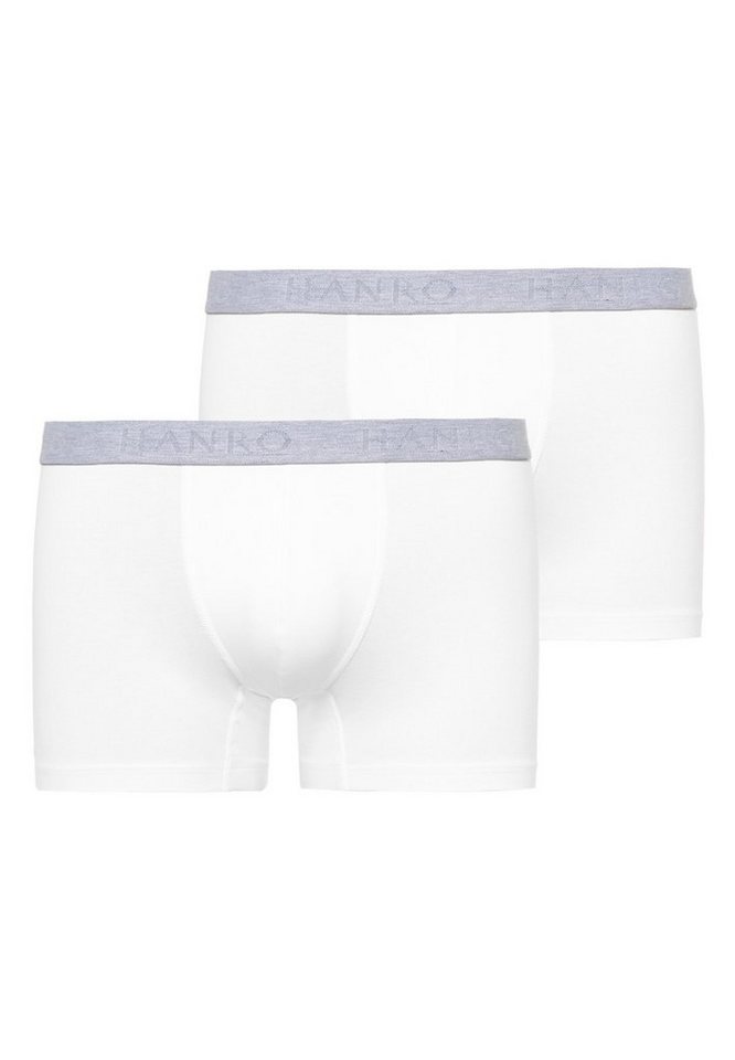 Hanro Retro Boxer 2er Pack Cotton Essentials (Spar-Set, 2-St) Retro Short / Pant - Baumwolle - Ohne Eingriff - von Hanro