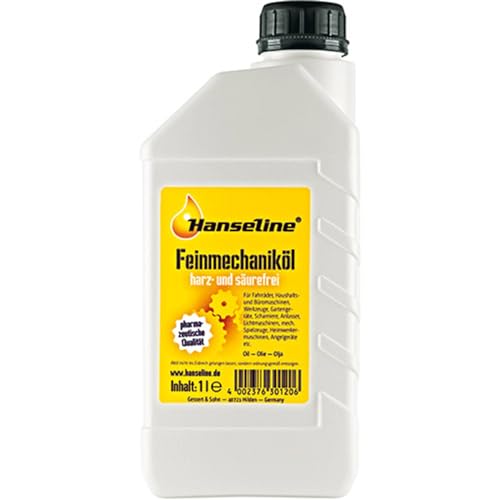 Hanseline Unisex – Erwachsene Feinmechaniköl-03560083 Feinmechaniköl, Schwarz, Einheitsgröße von Hanseline