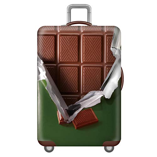 Haodasi Verdicken Kofferschutzhülle Reisekoffer Hülle Größe M für 22-25 Zoll Waschbaren Koffer Schutz Kofferhülle (ohne Koffer) Grün von Haodasi