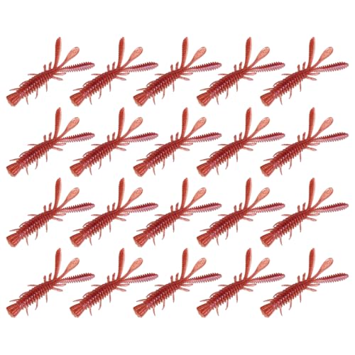 Haodream 20pcs Weiche Langusten Köder Künstliche Schwimmende Garnelen Crayfishs Swimbait Simulation Fischereigarnelenköder Köder Haodream 20pcs Weiche Langusten Köder Künstliche Schwimmende Garnelen Crayfishs Swimbait Simulation Fischereigarnelenköder Köder von Haodream