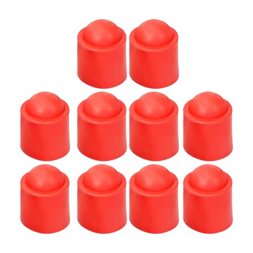 Haodream 10 Pack Portables Billard Cue Bottom Plug Protecting Pad Rod Sleeve Für Reisende Player Cue Cover von Haodream