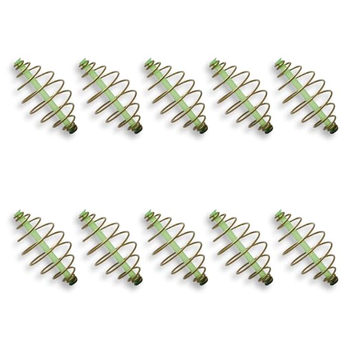 Haodream 10 Pc Feeder Korbfischereiausrüstung Federspulen Inline Methoden Salzwassertackle Meerwasserfischereiversorgung von Haodream