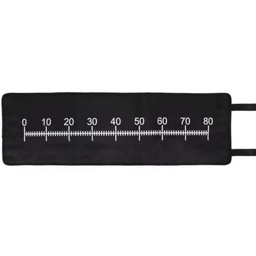 Haodream Faltbare Fischerei Die Matte Mit Messskala 98x30 cm Tragbares Landungsfischschutzkissen Für Angler Freien Freien Polyesterfischerei Messung von Haodream