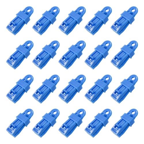 Haodream Packung Mit 20 Großen Zeltklemmen Starke Grip Windschutzverschluss PP Textur Perfekt Für Campingzelte Und Seilclip Freien von Haodream