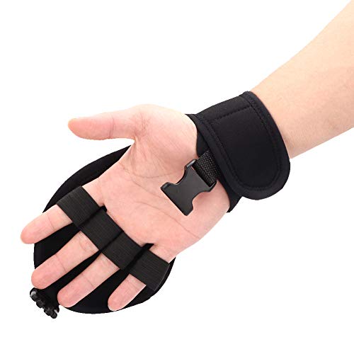 Rehabilitationshilfshandschuhe Verstellbare Schnalle Feste Handfinger-Trainingsgeräte Elektrisch für Männer und Frauen von Haofy
