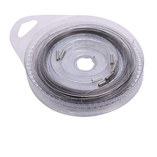 Haofy Stainless Steel Fish Liter Wire Stainless Steel Fishing Wire, 5 Types 10M 7 Strands Braided Leader Sea Fishing Steel Wire Covered with Plastic, 7 Strands Fishing Wire (40 Pfund) von Haofy