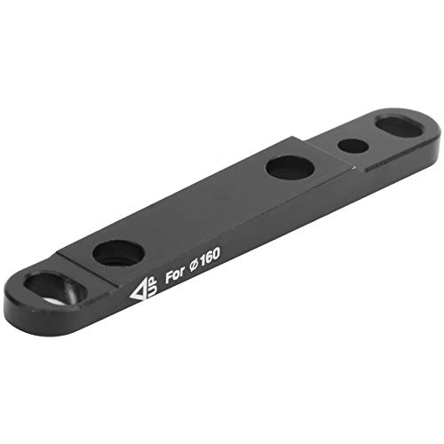 Hapivida Flat Mount Scheibenbremsadapter vorne, 140 mm/160 mm Fahrrad Flachsattel auf Flat Mount Fahrrad Scheibenbremshalterung Konverterhalterung Adapter Fahrradzubehör von Hapivida