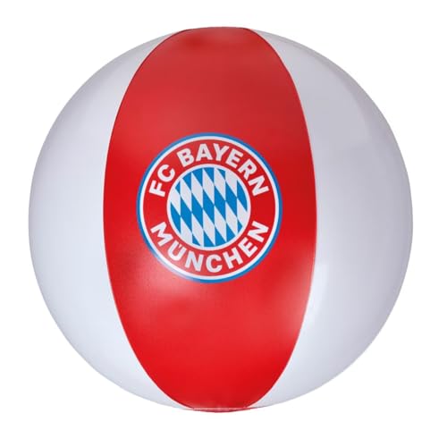Happy People FC Bayern Munich Beach Ball (Wasserball, Strandball, Water Ball) Diameter 29 cm, Official Club Design, Mia San Mia, 16061 von Happy People