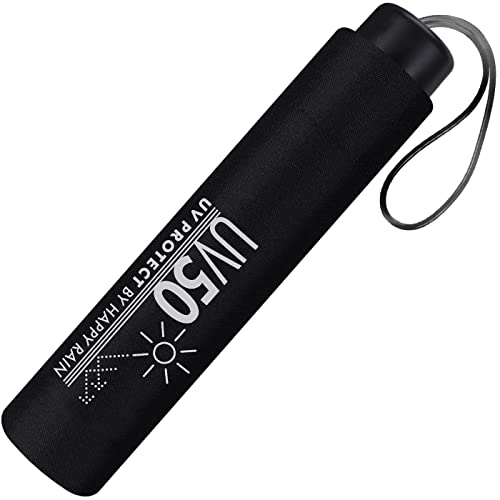 Happy Rain Taschenschirm UV50 UV Protect Super Mini - Black von Happy Rain