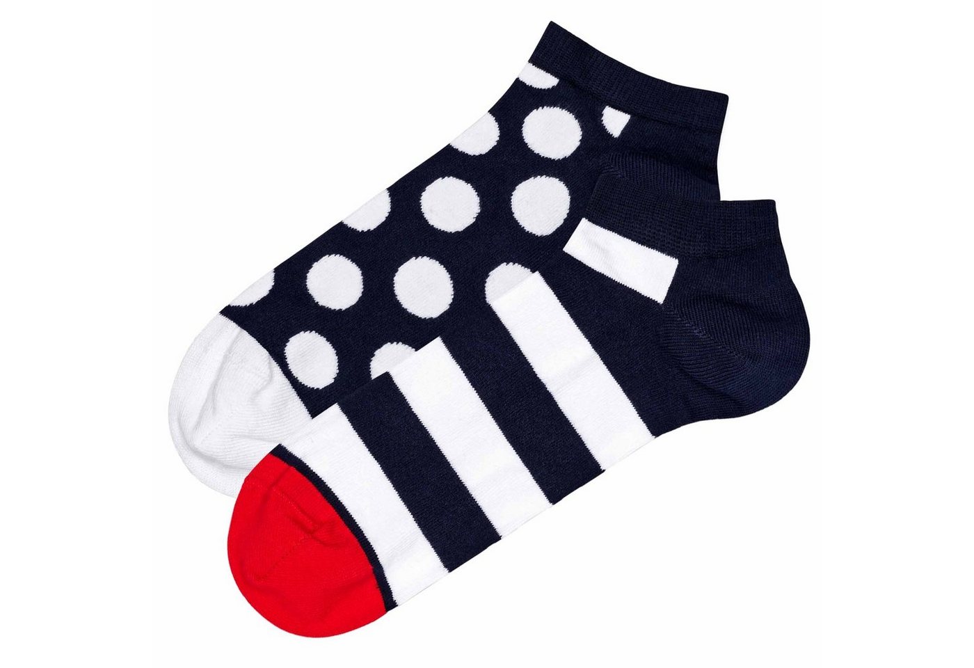 Happy Socks Sneakersocken Unisex Sneaker-Socken, 2er Pack - Low Socks von Happy Socks