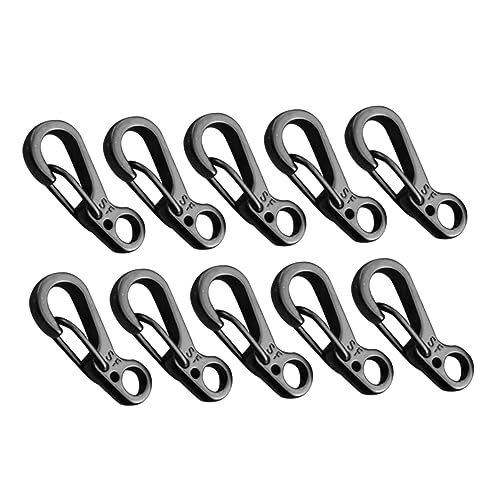 Happyyami 10 Stück Rucksack Verschlusshaken Schlüsselanhänger Verschlusshaken Karabinerhaken von Happyyami