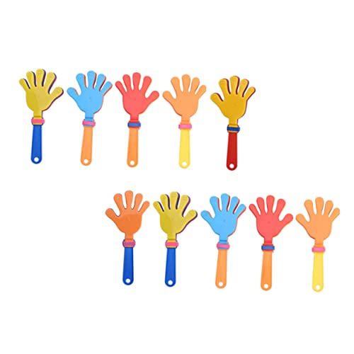 Happyyami 10st Handflächenklatschen Riesiger Handklöppel Große Handklöppel Jubelzubehör Jubeln Krachmacher Krachmacherspielzeug Für Jumbo-handklöppel Partyklöppel Mini-handklöppel Abs von Happyyami