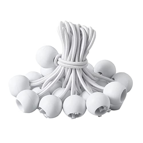 Happyyami 50stücke Bungee-Seil Mit Lang Für Zelt Plane Garagendach Zuverlässige Gummispanner Für Camping Und Outdoor-aktivitäten Robust Und Langlebig Einfach Zu Verwenden von Happyyami