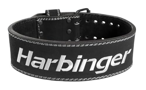 Harbinger 10MM Powerlifting Belt, Unisex, Schwarz, Small von Harbinger