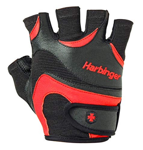 Harbinger FlexFit Fitness Handschuh Herren, Gewichtheber Handschuhe, Waschmaschinengeeignet, S von Harbinger