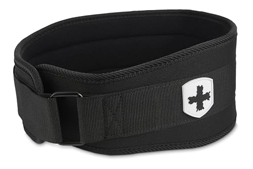 Harbinger 4.5" Foam Core Gürtel für den unteren Rücken und die Rumpfstabilität, Schwarz, Unisex, Large von Harbinger