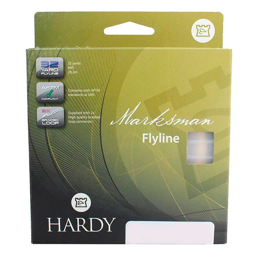 Hardy Marksman Clear Tip Fly Fishing Line Silber Line 8 von Hardy