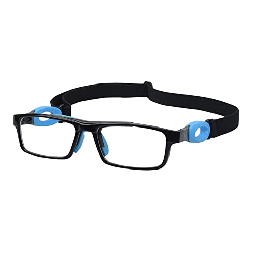Fußball Basketball Brille, für Herren Damen Antikollisions Leichte Anti-Beschlag Sportbrillen Schutzbrillen, Blau von Harilla