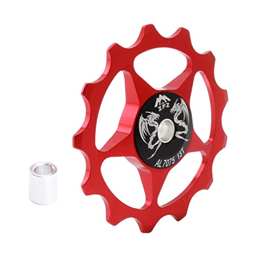 Harilla 13T Wheel Schaltwerk Jockey für, Mountainbike, BMX, rot von Harilla