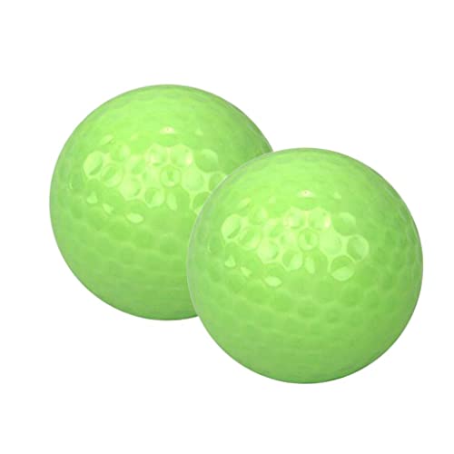 Harilla 2 Leuchtende Premium Golfbälle, Fluoreszierende Trainings Golfbälle für Golfer von Harilla