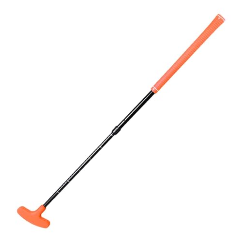 Harilla Einziehbarer Golf-Putter, Mini-Golfschläger mit verstellbarem Schaft aus Aluminiumlegierung, Zwei-Wege-Golf-Putter, Mini-Golf-Putter für Reisen, Orange von Harilla