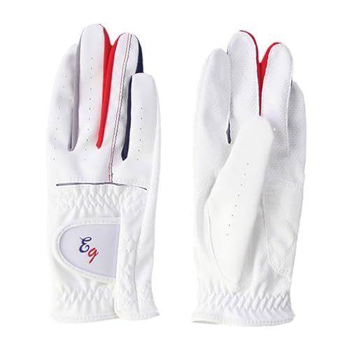 Harilla Golfhandschuhe für Damen, Mesh-Golfhandschuh, Golf-Geschenk, weiche Golfhandschuhe, elastische Golfhandschuhe für beide Hände, Handschuhe zum Fahren, 7.0 cm bis 7.5 cm von Harilla