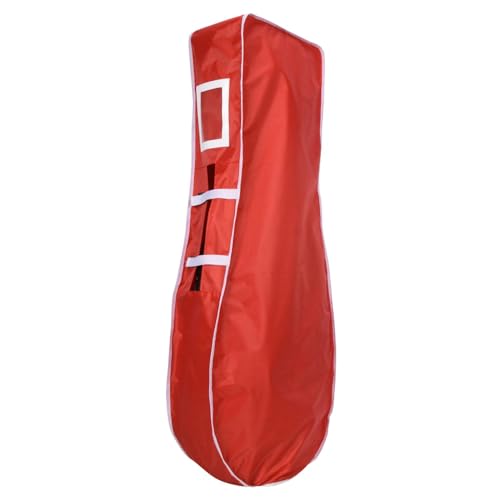 Harilla Golfschläger-Taschenhülle, Golftaschen-Regenhaube für Push Cart, praktischer, Leichter Golftaschen-Schutzponcho als Geschenk für Golfer, Rot von Harilla