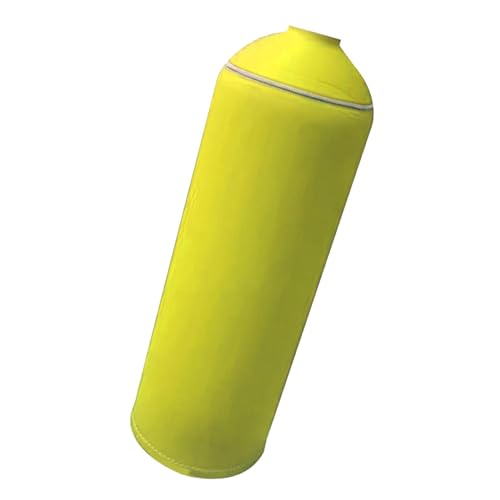 Harilla Neopren-Abdeckung für Tauchflaschen, Dehnbare, rutschfeste Hülle für Tauchflaschen, Schutzhülle für 12-Liter-Tauchflaschen, Gelb von Harilla