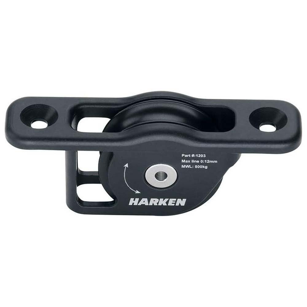 Harken 50 Mm Protexit Single Thru Deck Block Silber von Harken