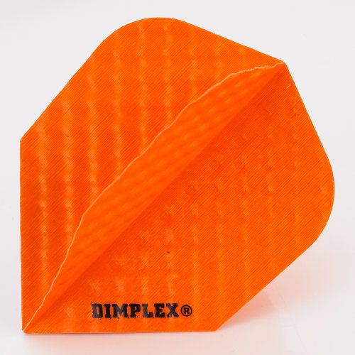 5 x Sets of Harrows Dimplex Solid Orange Dart Flights, Standard Form von Harrows