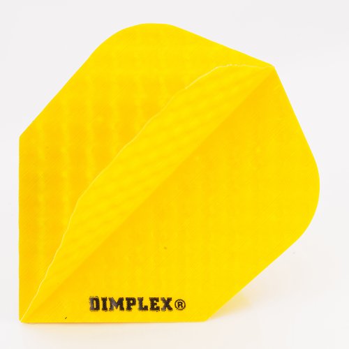5 x Sets of Harrows Dimplex Solid gelb Dart Flights, Standard Form von PerfectDarts