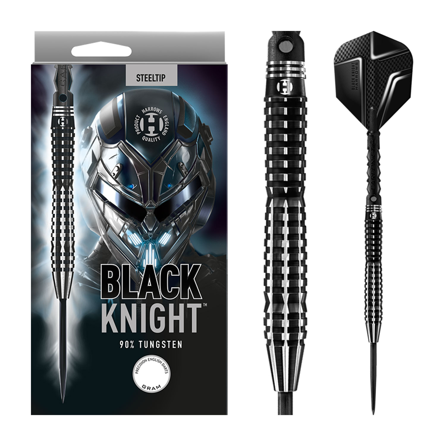 Harrows Black Knight Steeldarts 23g 90% Tungsten von Harrows