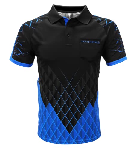 Harrows Paragon Dart Shirt Blue S von Harrows