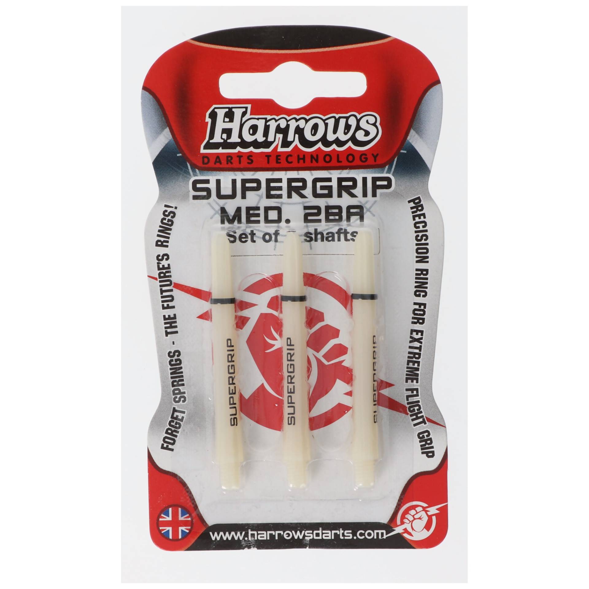 Harrows Supergrip Medium, 2BA,3er Set, weiß von Harrows