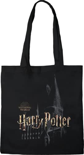 HARRY POTTER Tote Bag, Hogwarts, Referenz: BWHAPOMBB011, Schwarz, 38 x 42 cm von Harry Potter