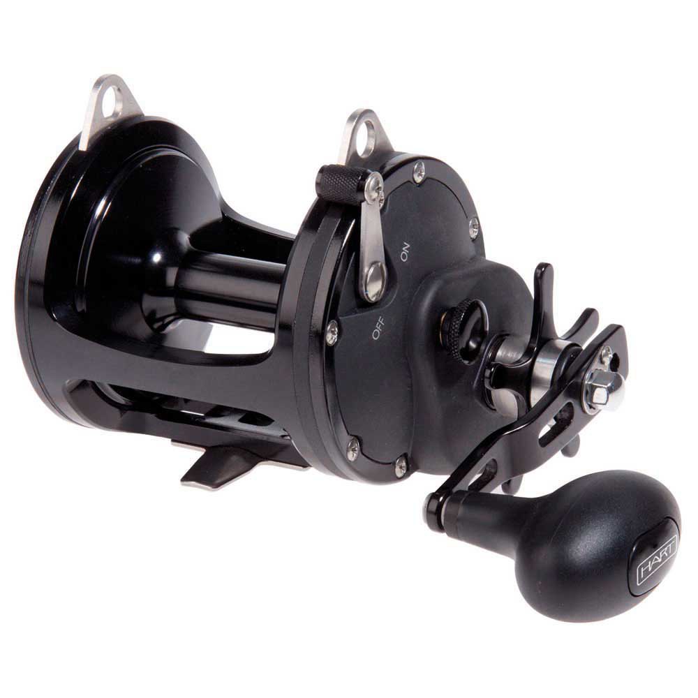 Hart One Metal Trolling Reel Schwarz 30 von Hart