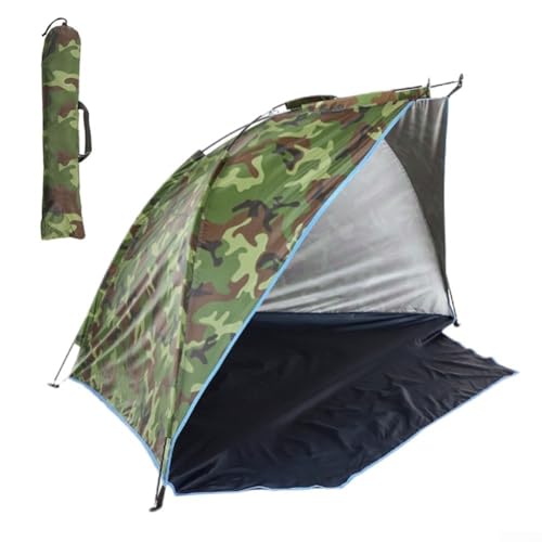 Hasaller Strandzelt, widerstandsfähig, tragbar, ultraleicht, Garten, Grill, Wandern, Zelt, geeignet für Angeln, Camping, Picknick oder Strandspaß (Camouflage) von Hasaller