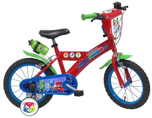 PJ Masks Babys (Jungen) Fahrrad 14 Zoll Kinderfahrrad, rot von Hasbro