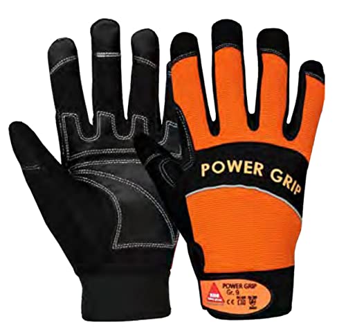 Hase Safety Power Grip Handschuhe schwarz/orange GR8 0223 6143 von Hase Safety