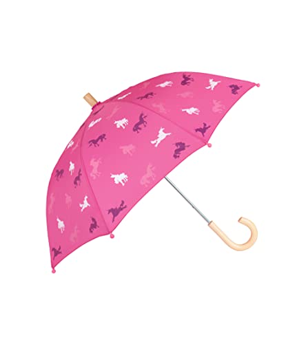 Hatley Mädchen Regenschirm Printed Umbrella, Einhörner - Unicorn Silhouettes, One Size von Hatley