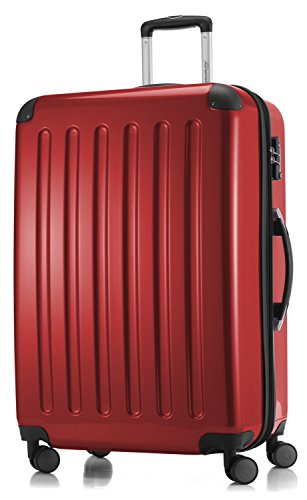 HAUPTSTADTKOFFER - Alex - 4 Doppel-Rollen Großer Hartschalen-Koffer Koffer Trolley Rollkoffer Reisekoffer, TSA, 75 cm, 119 Liter, Rot HAUPTSTADTKOFFER - Alex - 4 Doppel-Rollen Großer Hartschalen-Koffer Koffer Trolley Rollkoffer Reisekoffer, TSA, 75 cm, 119 Liter, Rot von Hauptstadtkoffer