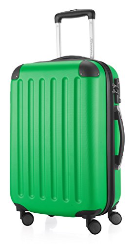 HAUPTSTADTKOFFER - Spree - Handgepäck Hartschalen-Koffer Trolley Rollkoffer Reisekoffer, TSA, 55 cm, 42 Liter, apfelgrün von Hauptstadtkoffer