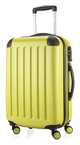 HAUPTSTADTKOFFER - SPREE - Handgepäck Hartschalen-Koffer Trolley Rollkoffer Reisekoffer, 4 Doppel-Rollen, 55 cm, 42 L, Farn von Hauptstadtkoffer