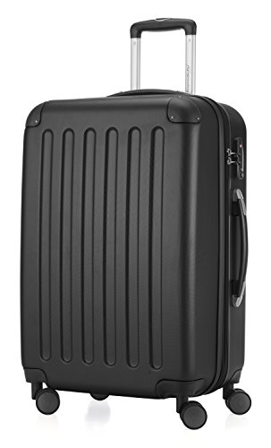 HAUPTSTADTKOFFER - Spree - Hartschalen-Koffer Koffer Trolley Rollkoffer Reisekoffer, TSA, 65 cm, 74 Liter, schwarz von Hauptstadtkoffer